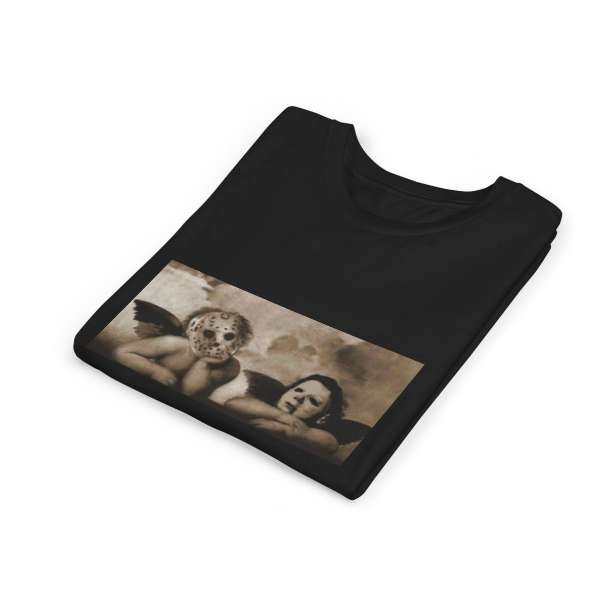 Jason and Michael Myers funny youth tee