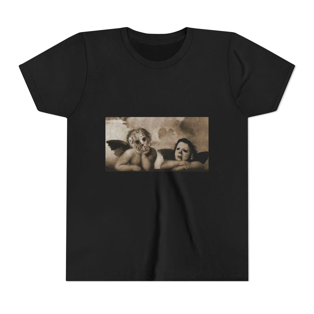 Jason and Michael Myers funny youth tee