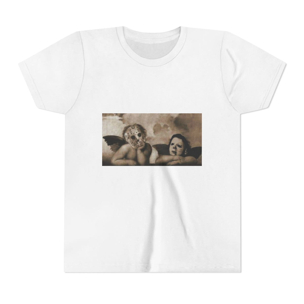 Jason and Michael Myers funny youth tee