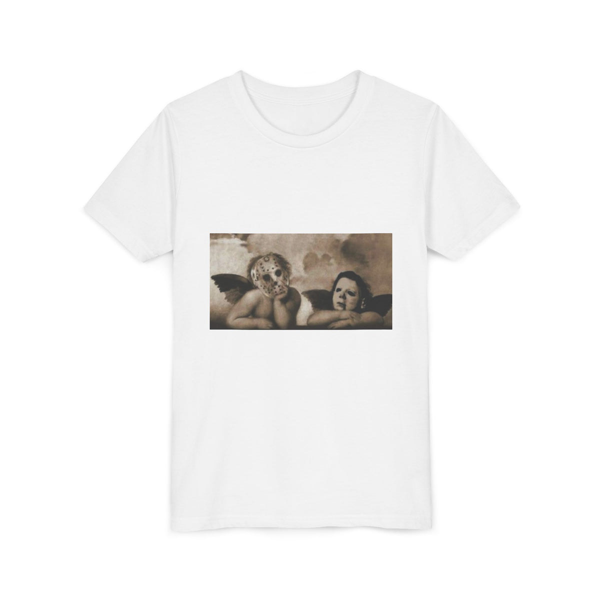 Jason and Michael Myers funny youth tee